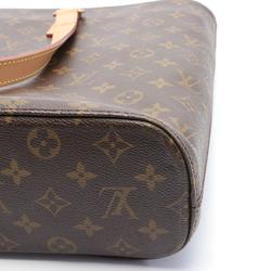 Louis Vuitton LOUIS VUITTON Leco Monogram Tote Bag Coated Canvas Leather Women's Brown M51155