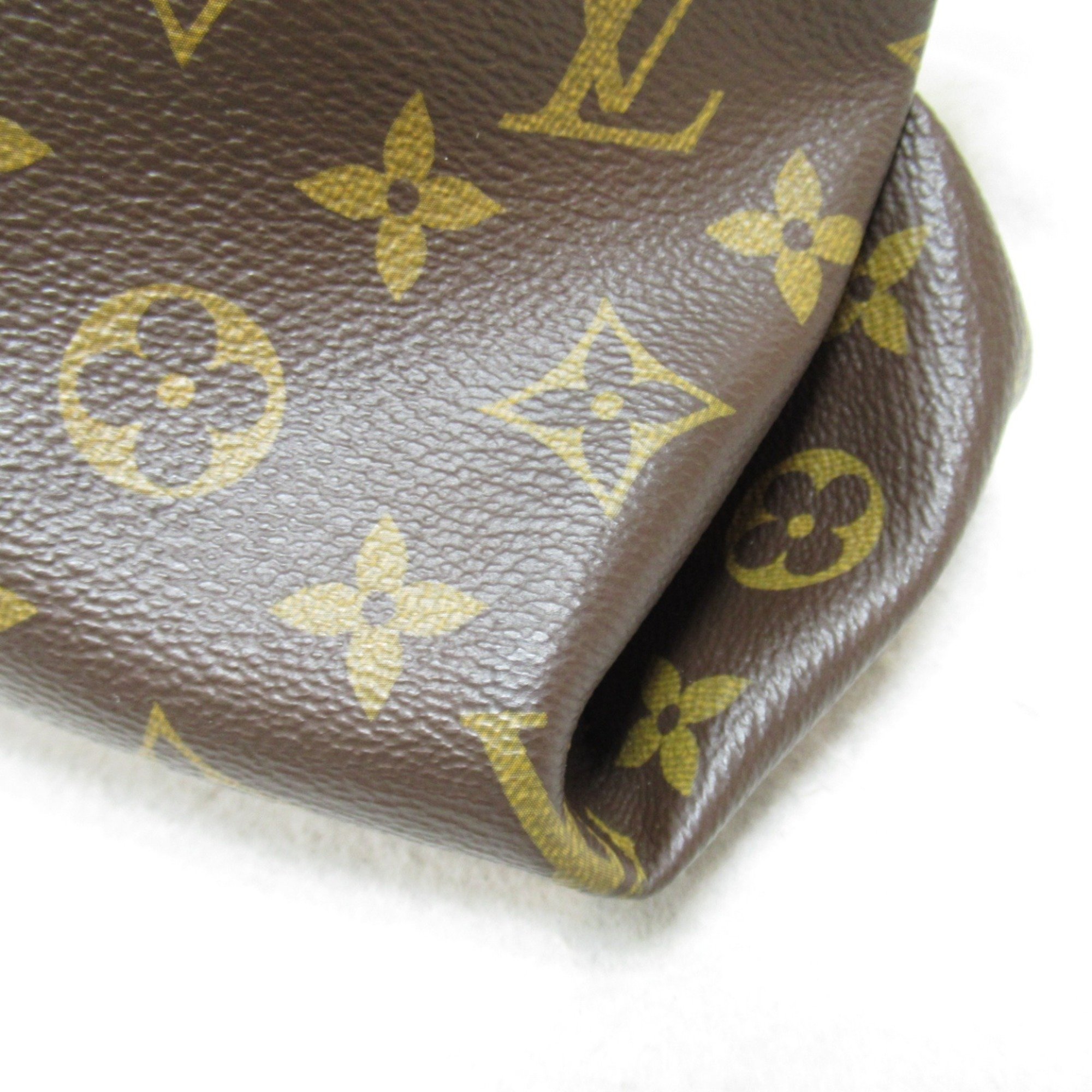 Louis Vuitton LOUIS VUITTON Flower Zip Tote MM Shoulder Bag Coated Canvas Monogram Women's Brown M44347