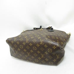 Louis Vuitton LOUIS VUITTON Flower Zip Tote MM Shoulder Bag Coated Canvas Monogram Women's Brown M44347