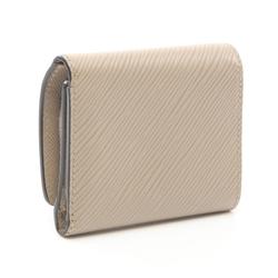 Louis Vuitton LOUIS VUITTON Portefeuille Twist Compact Bi-fold Wallet Leather Epi Women's Beige M67671