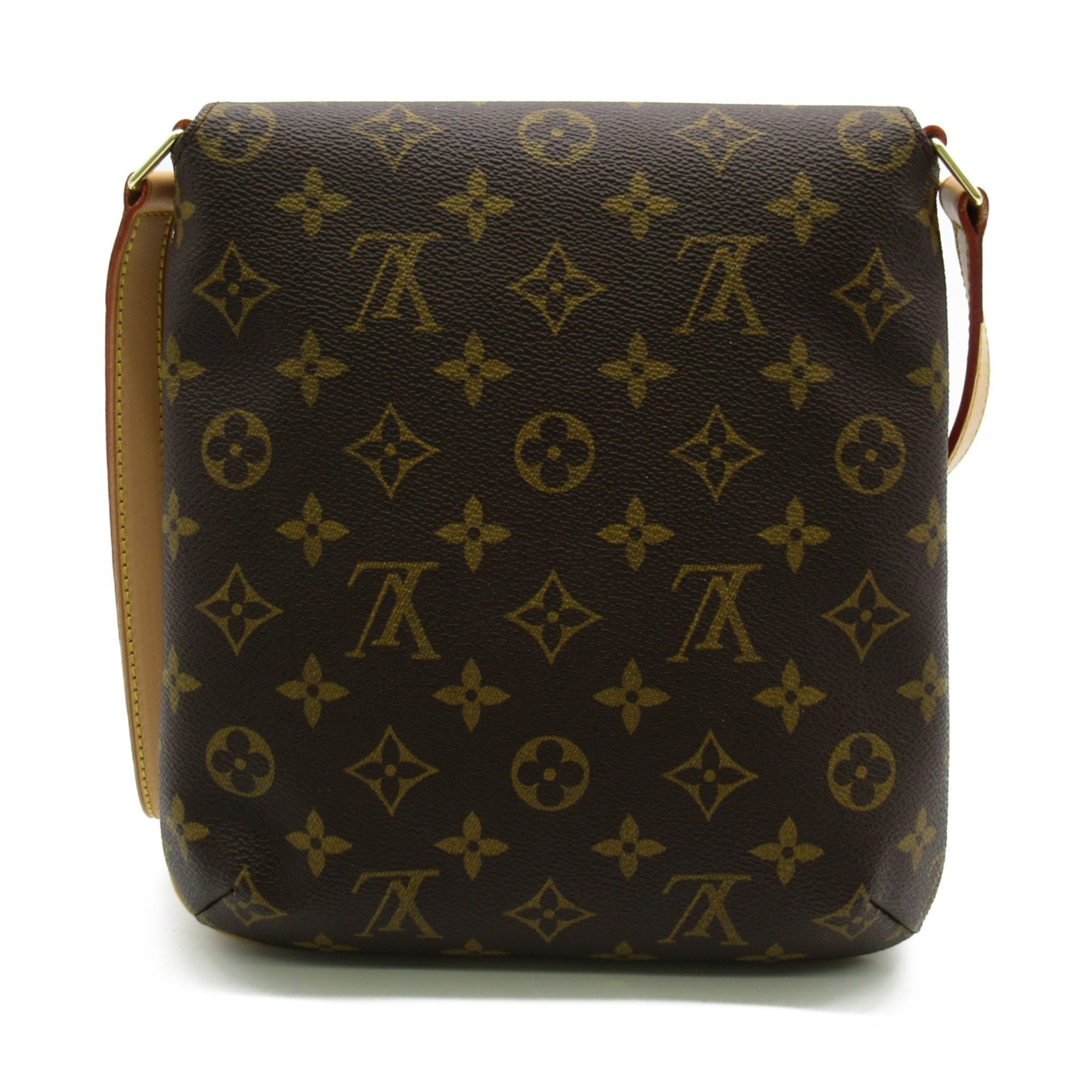 Louis Vuitton Musette Salsa Short Shoulder Bag, Coated Canvas, Monogram, Women's, Brown, M51258