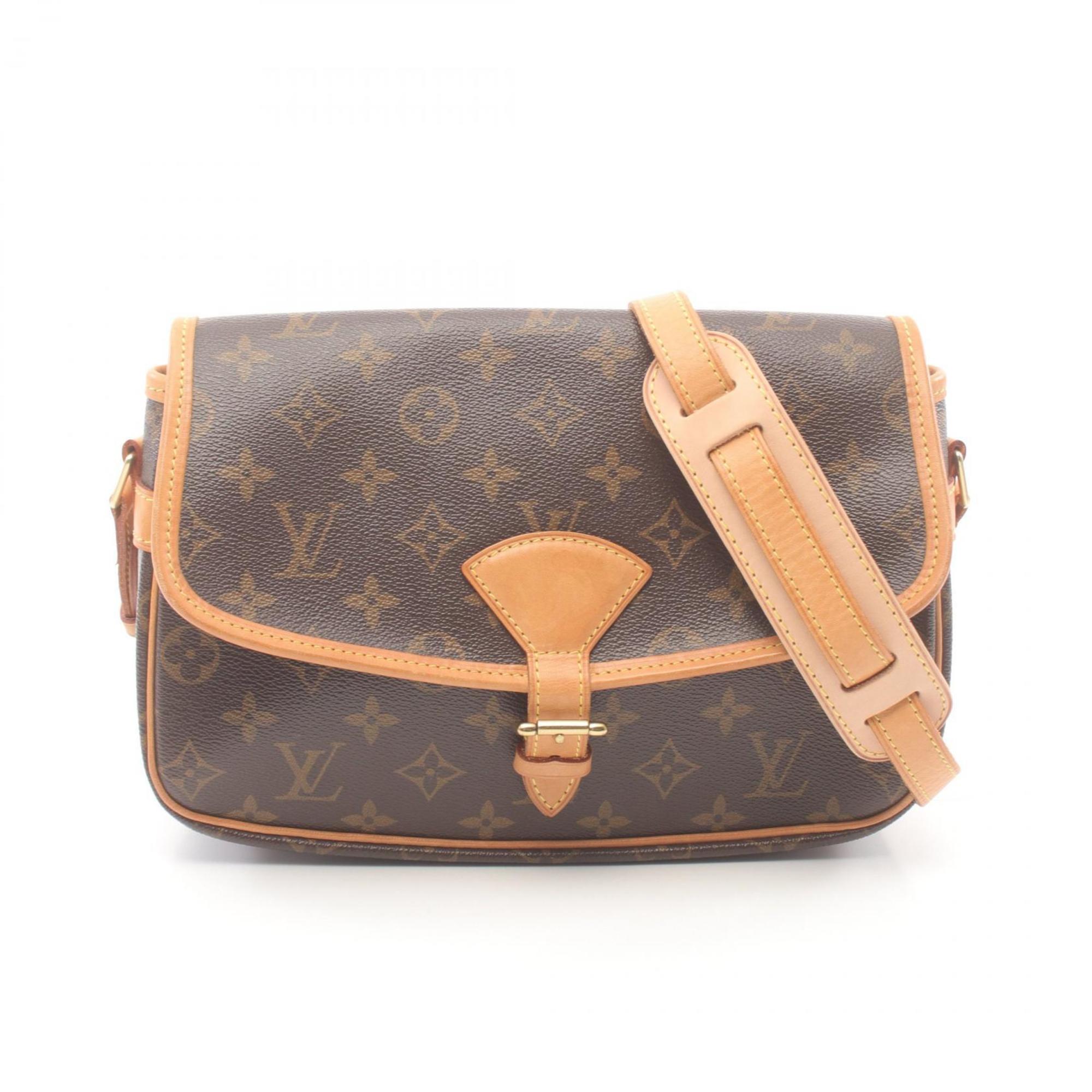 Louis Vuitton LOUIS VUITTON Sologne Monogram Shoulder Bag Coated Canvas Leather Women's Brown M42250