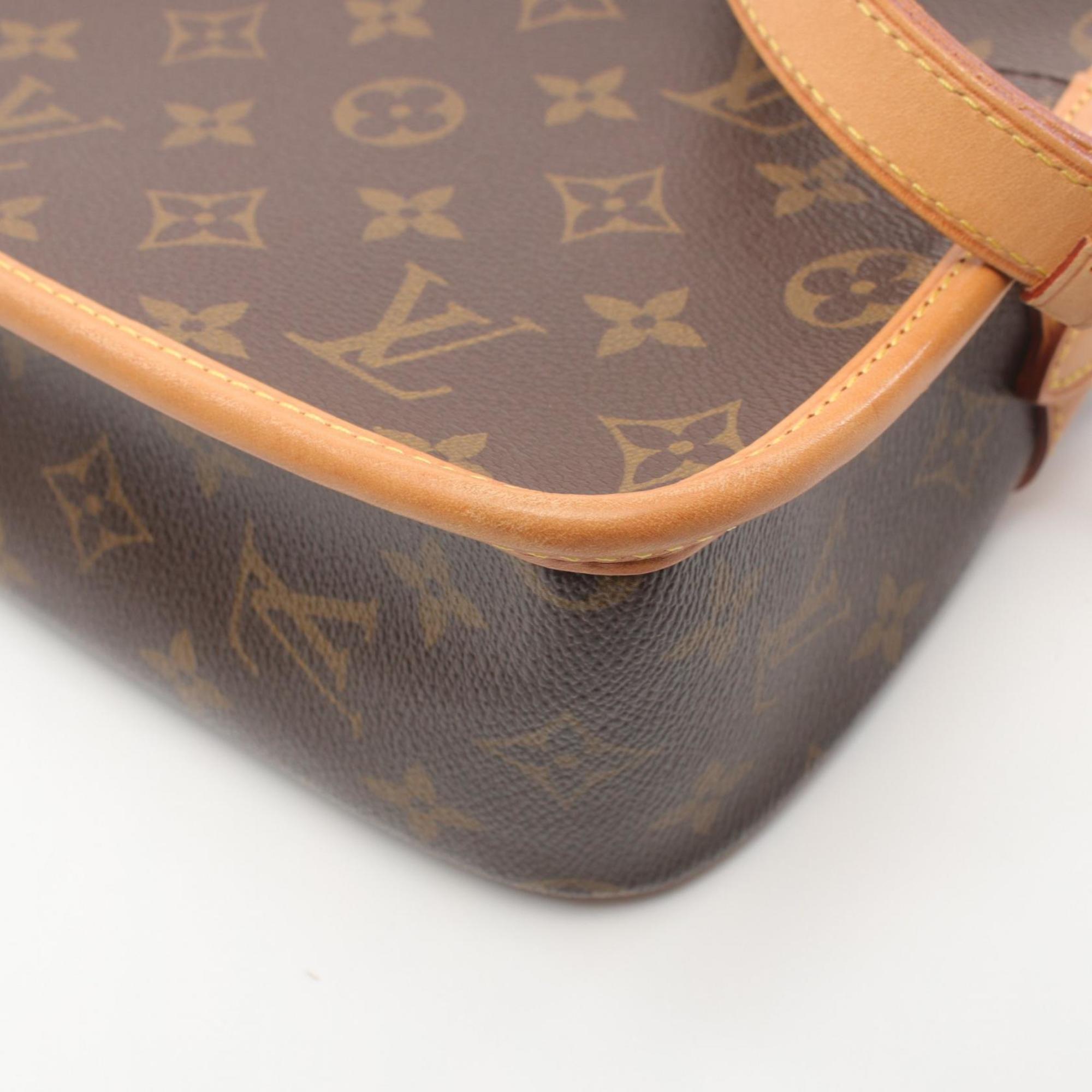 Louis Vuitton LOUIS VUITTON Sologne Monogram Shoulder Bag Coated Canvas Leather Women's Brown M42250