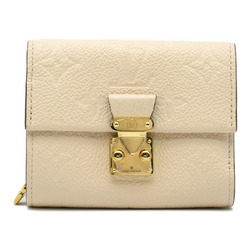 Louis Vuitton LOUIS VUITTON Portefeuille Metis Compact Tri-fold Wallet Leather Monogram Empreinte Women's Beige M81071