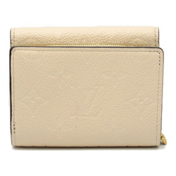 Louis Vuitton LOUIS VUITTON Portefeuille Metis Compact Tri-fold Wallet Leather Monogram Empreinte Women's Beige M81071