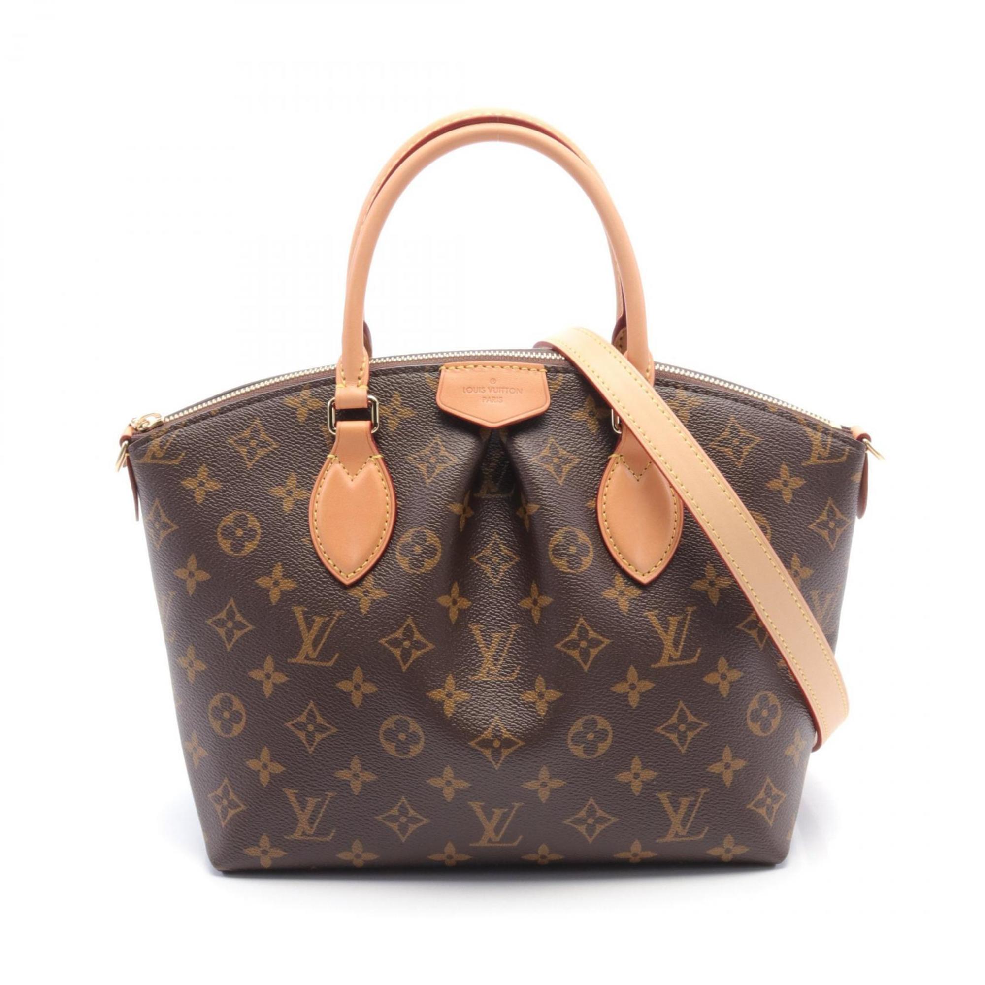 Louis Vuitton LOUIS VUITTON Boetie NM PM Monogram Handbag Bag Coated Canvas Leather Women's Brown M45986