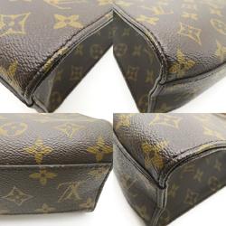 Louis Vuitton LOUIS VUITTON Sac Plat PM 2way Shoulder Bag Coated Canvas Monogram Women's Brown M46263