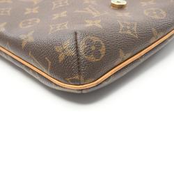 Louis Vuitton Musette Salsa Short Strap Monogram Shoulder Bag Coated Canvas Leather Women's Brown M51258