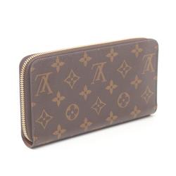 Louis Vuitton LOUIS VUITTON Zippy Wallet Round Long Coated Canvas Monogram Men's Women's Brown M42616