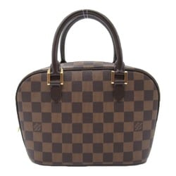 Louis Vuitton LOUIS VUITTON Saria Handbag Bag Coated Canvas Damier Women's Brown N51286