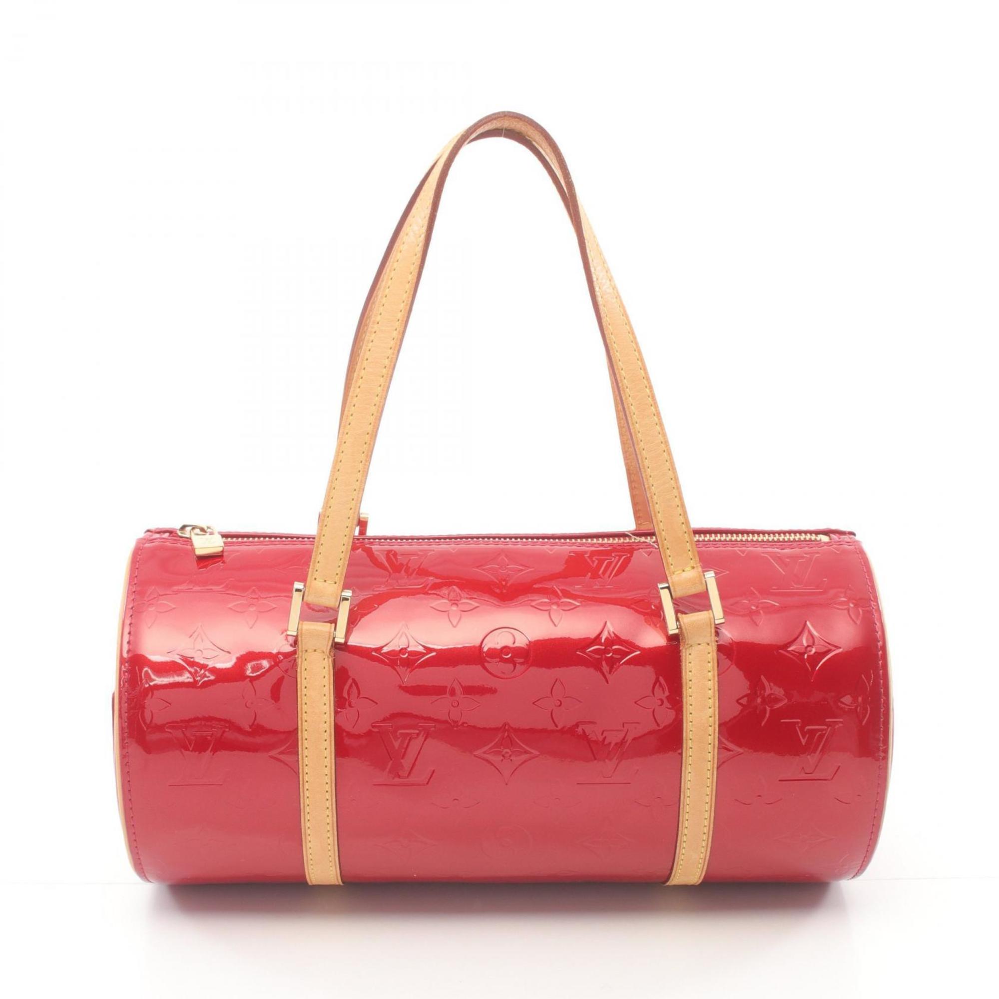 Louis Vuitton Bedford Monogram Vernis Pomme d'Amour Handbag Bag Leather Women's Red M91986