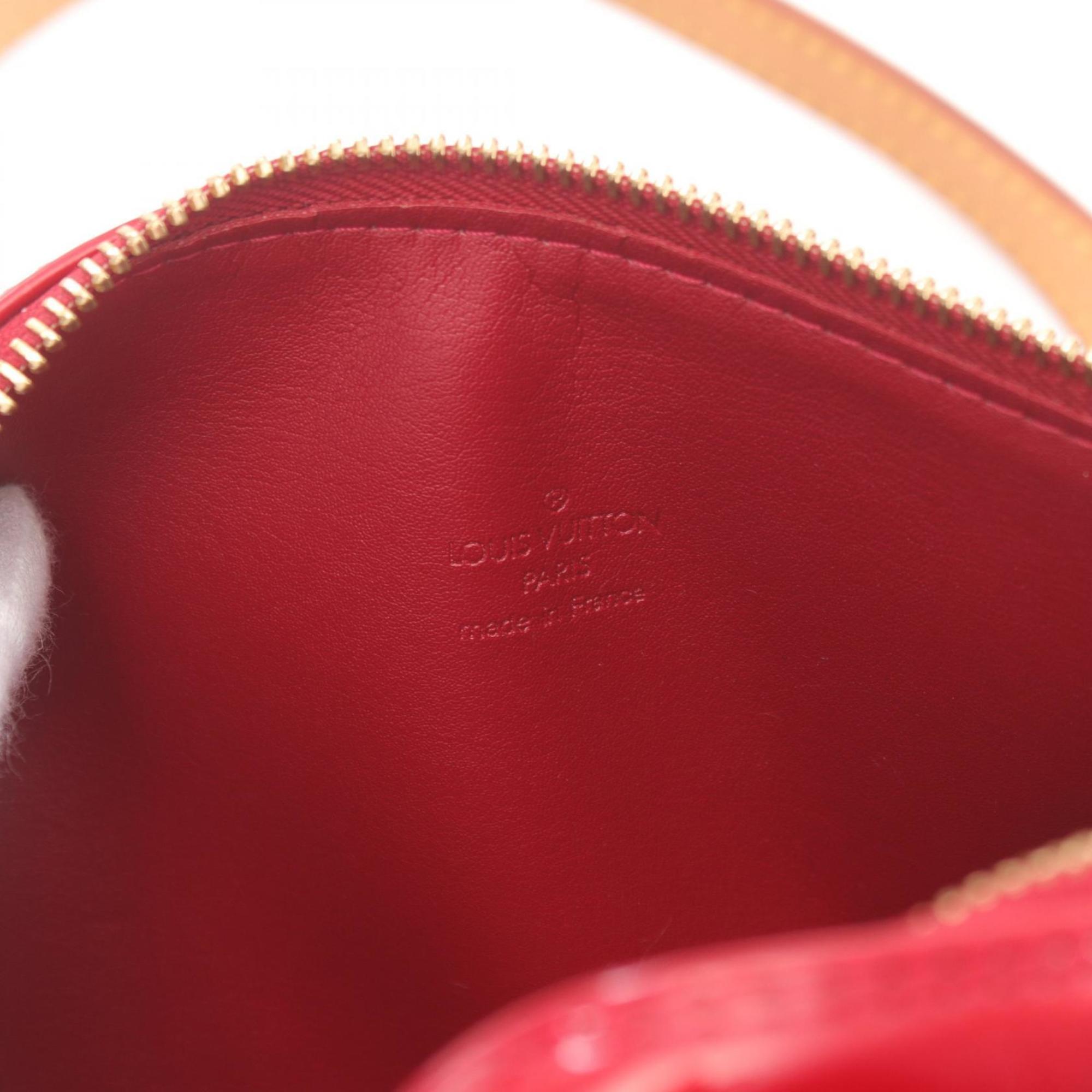 Louis Vuitton Bedford Monogram Vernis Pomme d'Amour Handbag Bag Leather Women's Red M91986