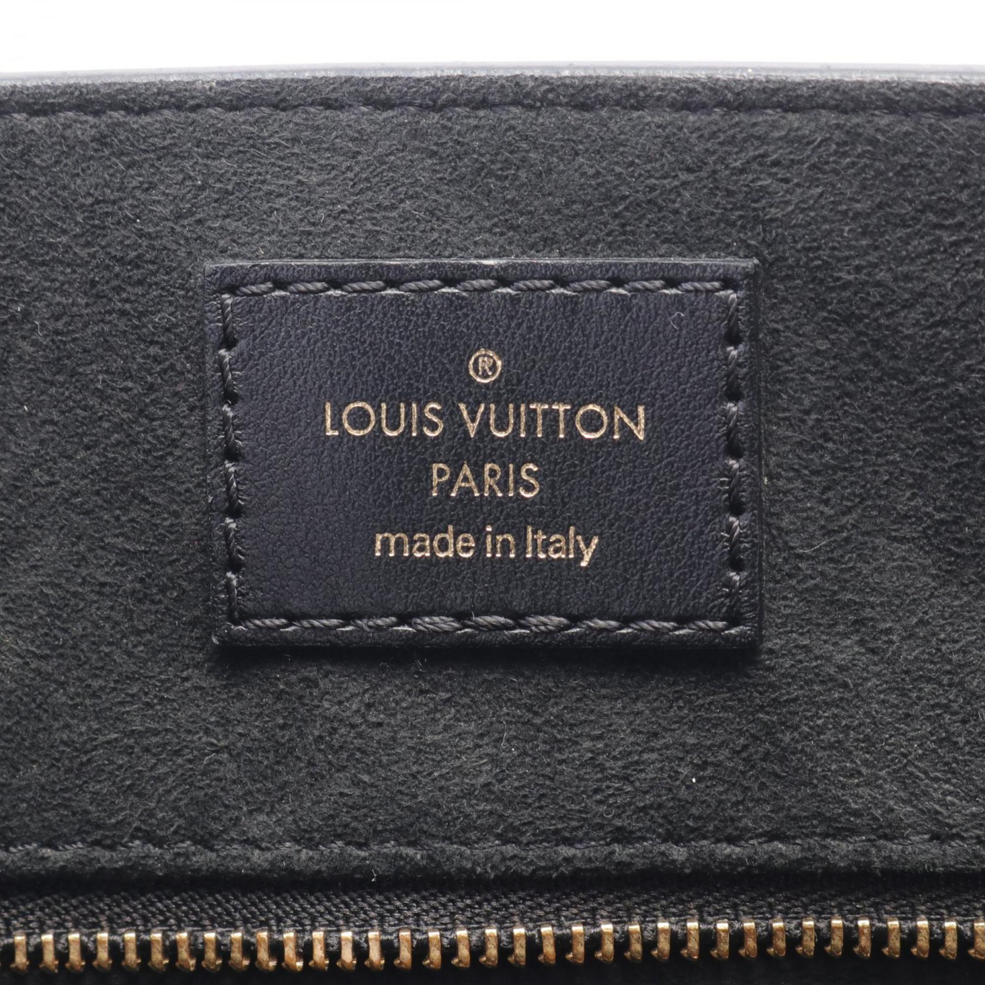 Louis Vuitton LOUIS VUITTON Sac Plat BB Handbag Bag Leather Epi Women's Black M20958