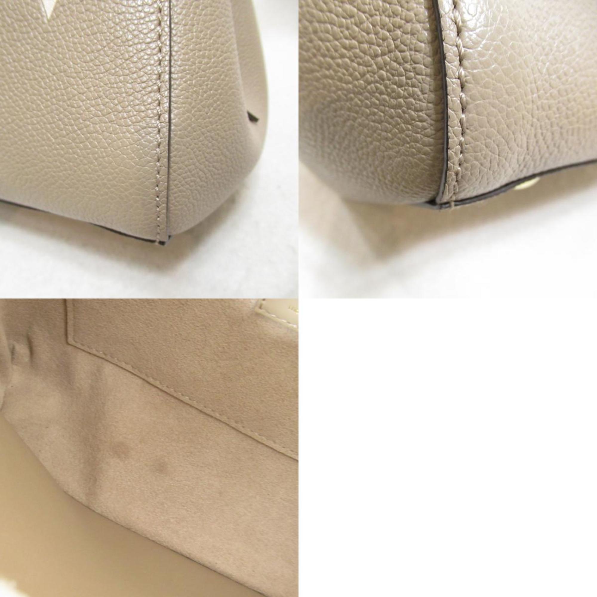 Louis Vuitton LOUIS VUITTON Montaigne BB Bag Leather Monogram Empreinte Women's Gray M45489