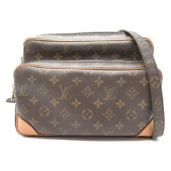 Louis Vuitton Nile Shoulder Bag, Coated Canvas, Monogram, Men's, Brown, M45244