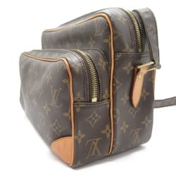 Louis Vuitton Nile Shoulder Bag, Coated Canvas, Monogram, Men's, Brown, M45244