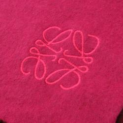 LOEWE Anagram Scarf Clothing Wool Cashmere Women's Pink