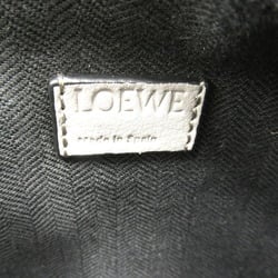 LOEWE Puzzle Bum Bag Waist Body Leather Women's Grey