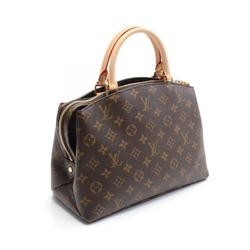 LOUIS VUITTON Petit Pale PM Handbag Bag Coated Canvas Leather Monogram Women's Brown M45900