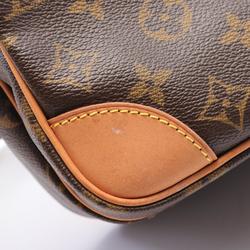 Louis Vuitton Nile Monogram Shoulder Bag, Coated Canvas, Leather, Women's, Brown, M45244