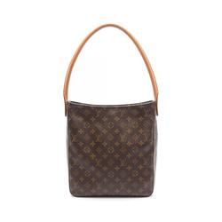 Louis Vuitton LOUIS VUITTON Looping GM Shoulder Bag Coated Canvas Leather Monogram Women's Brown M51145