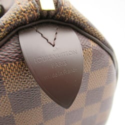 Louis Vuitton Speedy 25 Handbag, Bag, Coated Canvas, Damier, Women's, Brown, N41365