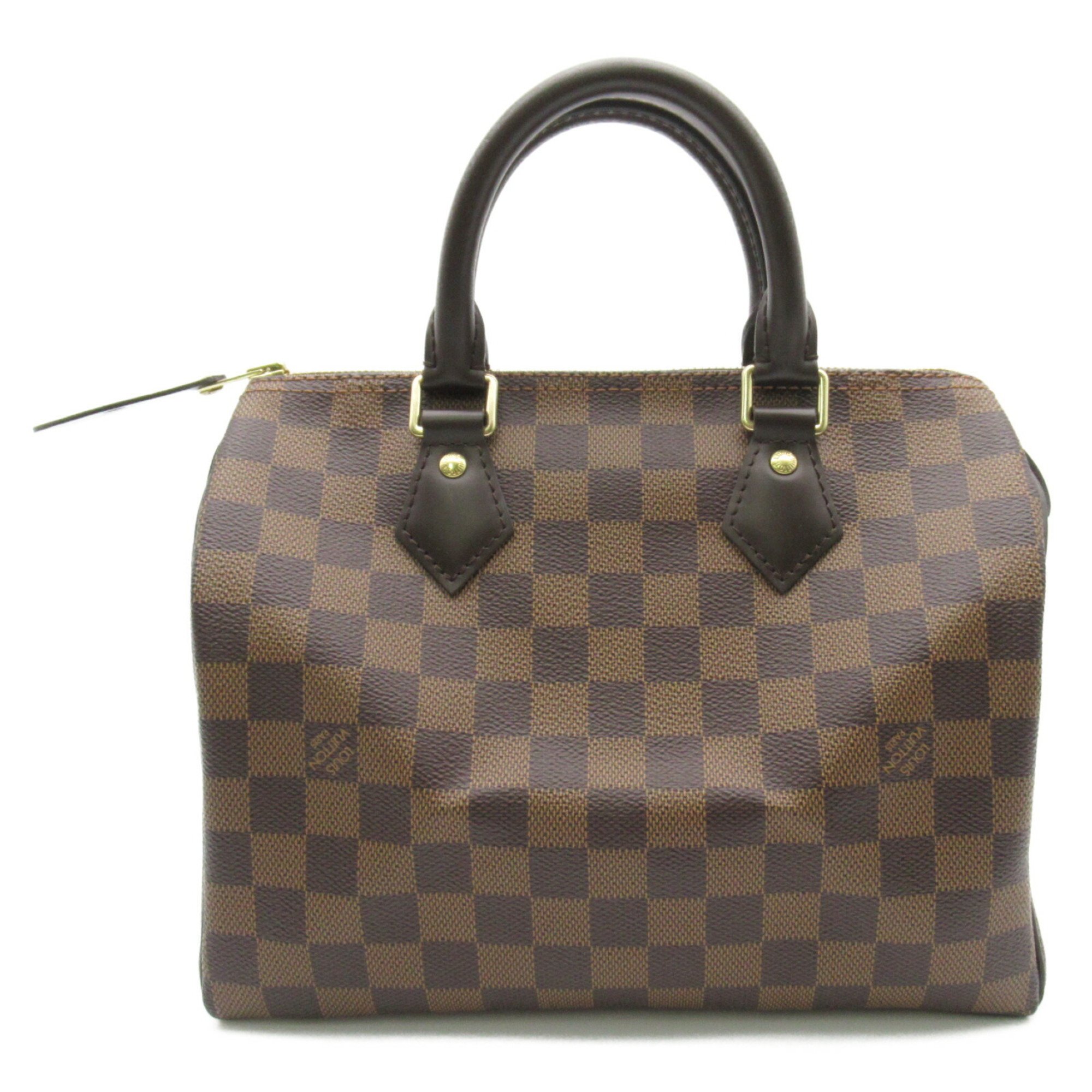 Louis Vuitton Speedy 25 Handbag, Bag, Coated Canvas, Damier, Women's, Brown, N41365