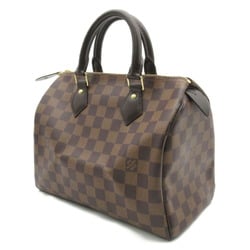 Louis Vuitton Speedy 25 Handbag, Bag, Coated Canvas, Damier, Women's, Brown, N41365