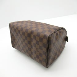 Louis Vuitton Speedy 25 Handbag, Bag, Coated Canvas, Damier, Women's, Brown, N41365