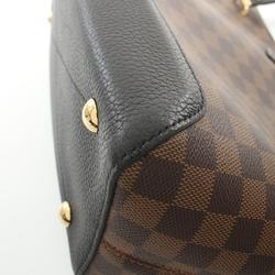 Louis Vuitton LOUIS VUITTON Hyde Park Damier Ebene Tote Bag Coated Canvas Leather Women's Brown Black N41014