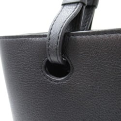 LOEWE 2way hand bag, handbag, leather, women's, black