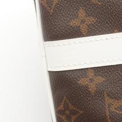 Louis Vuitton Speedy Bandouliere 25 Handbag Bag Coated Canvas Leather Monogram Women's Brown White M20754