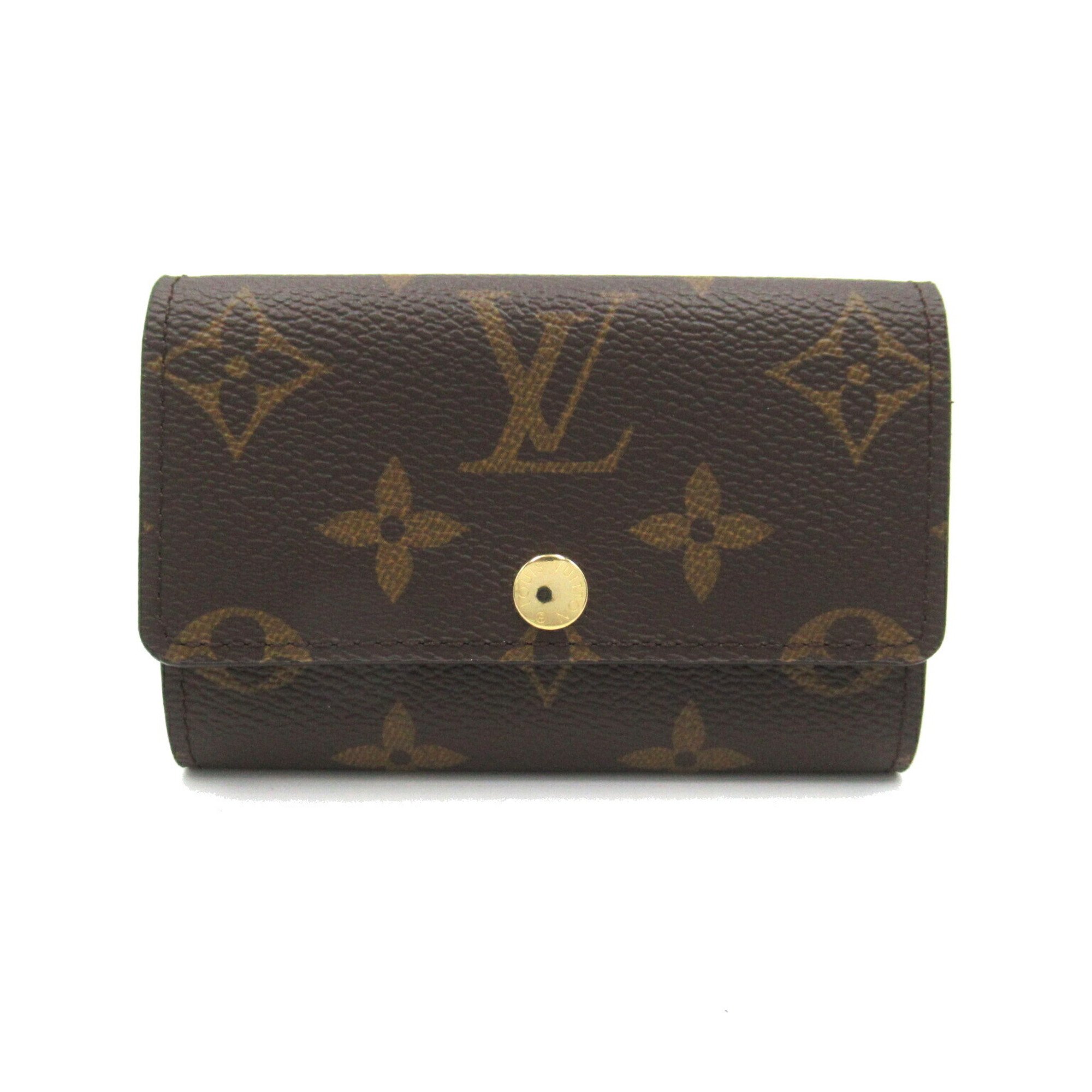 Louis Vuitton LOUIS VUITTON Multicle 6 Key Case Coated Canvas Monogram Men's Women's Brown M62630