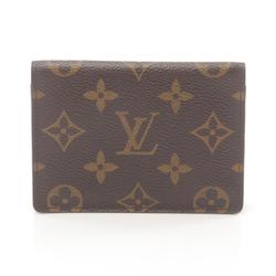 Louis Vuitton LOUIS VUITTON Porto 2 Cult Vertical Business Card Holder/Card Case Coated Canvas Monogram Men's Women's Brown M60533