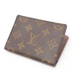 Louis Vuitton LOUIS VUITTON Porto 2 Cult Vertical Business Card Holder/Card Case Coated Canvas Monogram Men's Women's Brown M60533