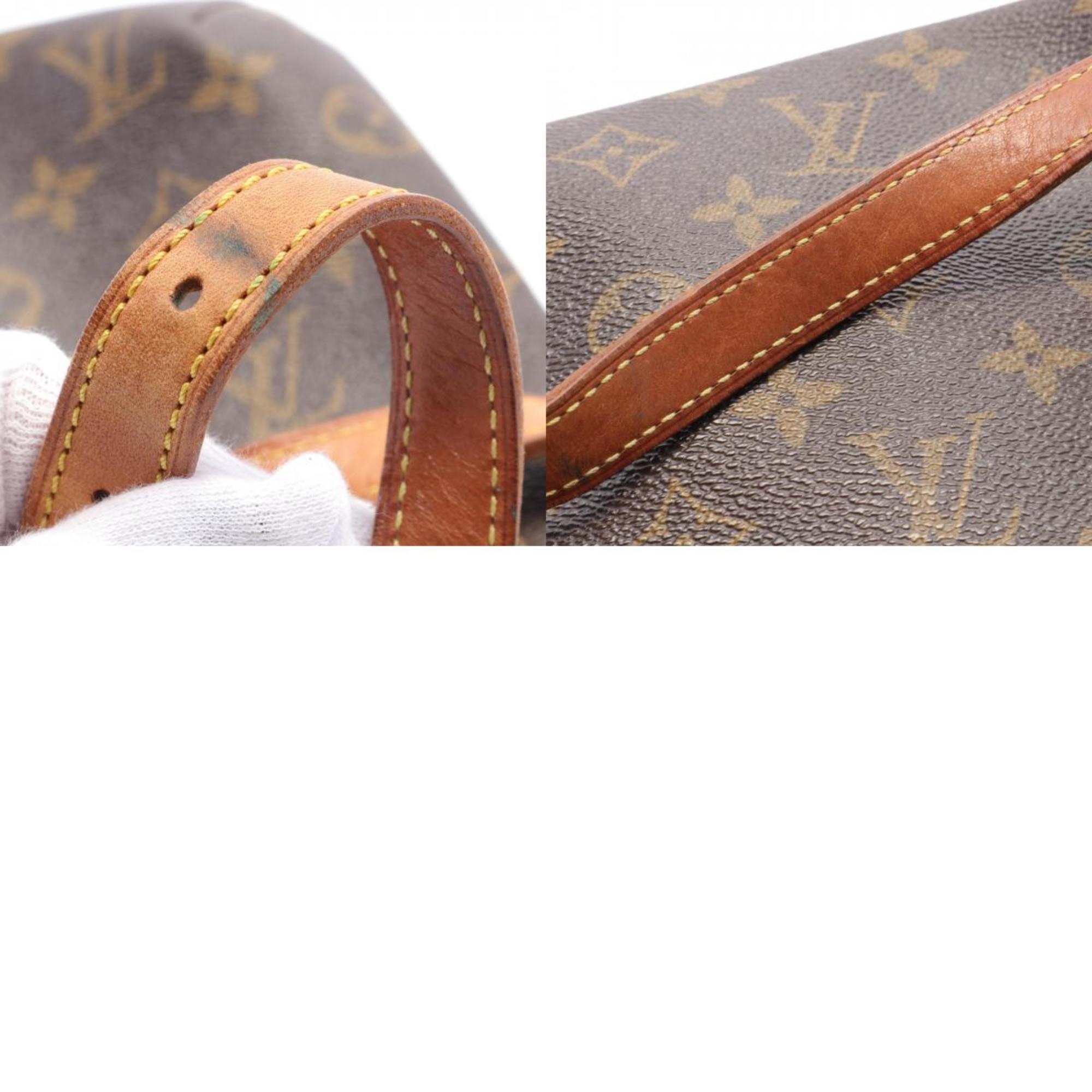 Louis Vuitton Musette Tango Short Strap Shoulder Bag, Coated Canvas, Leather, Monogram, Women's, Brown, M51257