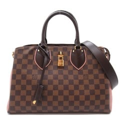 Louis Vuitton Normandy 2-way shoulder bag, coated canvas, Damier, women's, brown, N41488