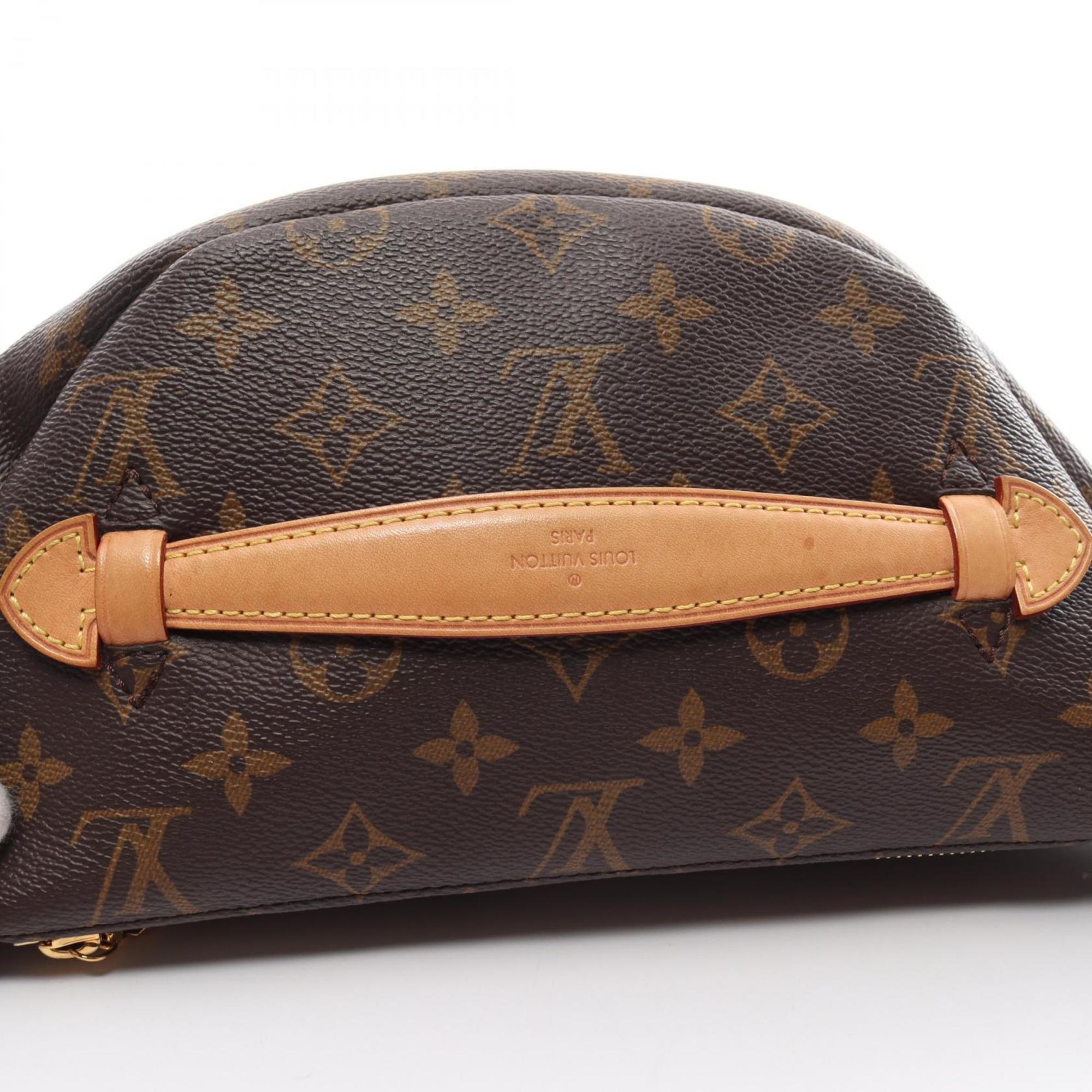 Louis Vuitton LOUIS VUITTON Bum Bag Monogram Waist Body Coated Canvas Leather Men's Women's Brown M43644