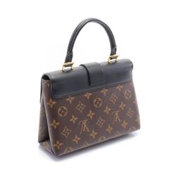 Louis Vuitton Rocky BB Monogram Noir Handbag Bag Coated Canvas Leather Women's Brown Black M44141