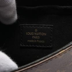 Louis Vuitton Rocky BB Monogram Noir Handbag Bag Coated Canvas Leather Women's Brown Black M44141