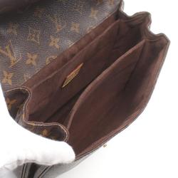 Louis Vuitton Metis MM Pochette Handbag, Coated Canvas, Leather, Monogram, Women's, Brown, M44875