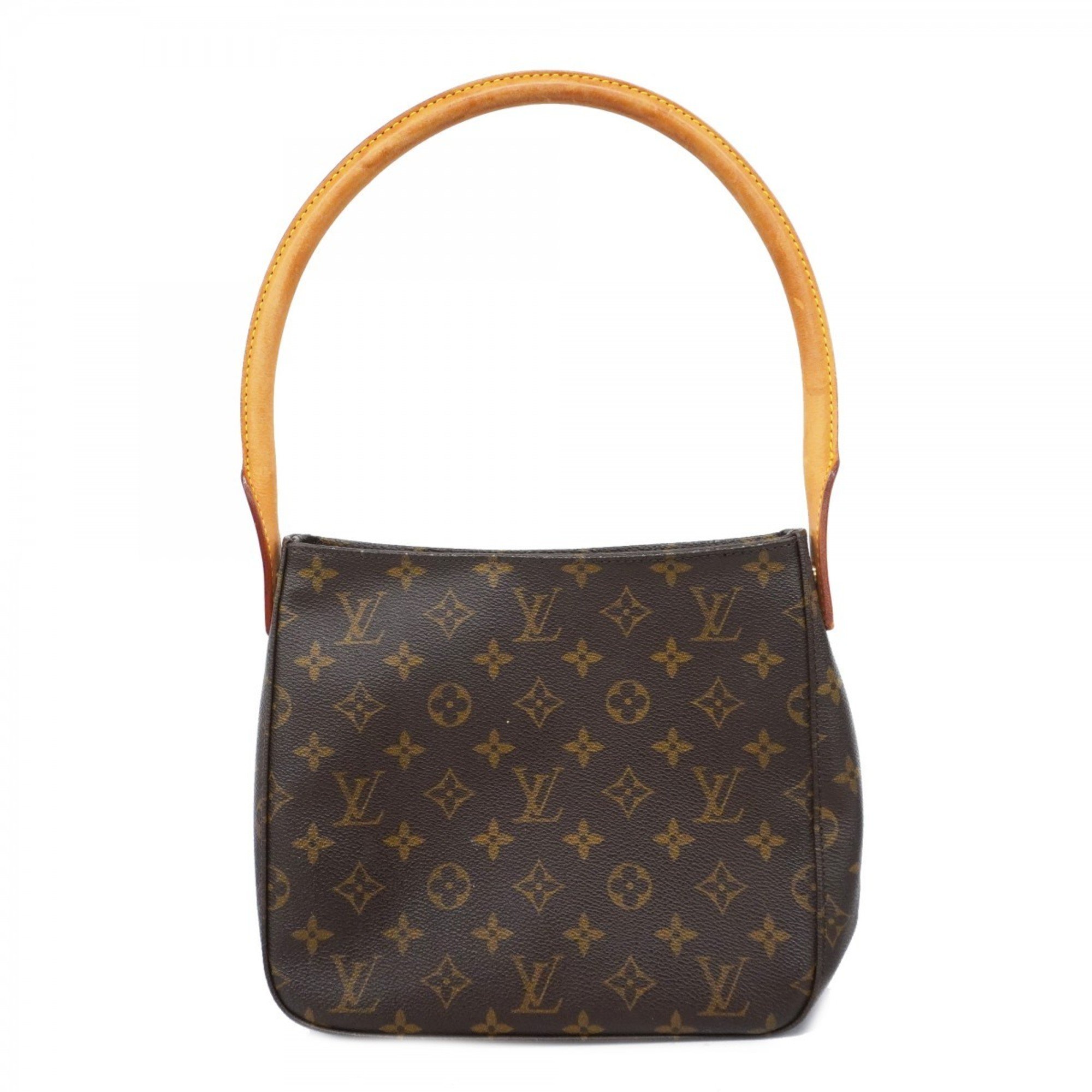 Louis Vuitton Shoulder Bag Monogram Looping MM M51146 Brown Women's