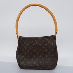 Louis Vuitton Shoulder Bag Monogram Looping MM M51146 Brown Women's