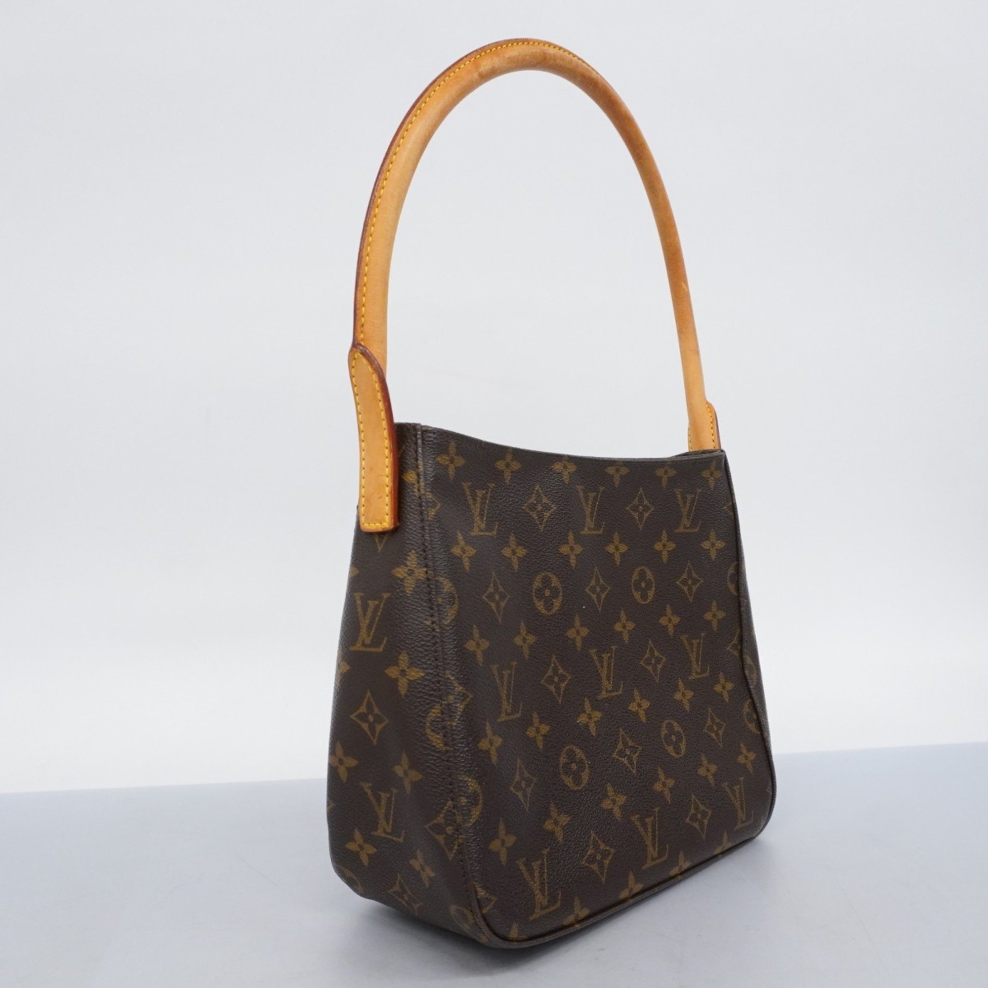 Louis Vuitton Shoulder Bag Monogram Looping MM M51146 Brown Women's