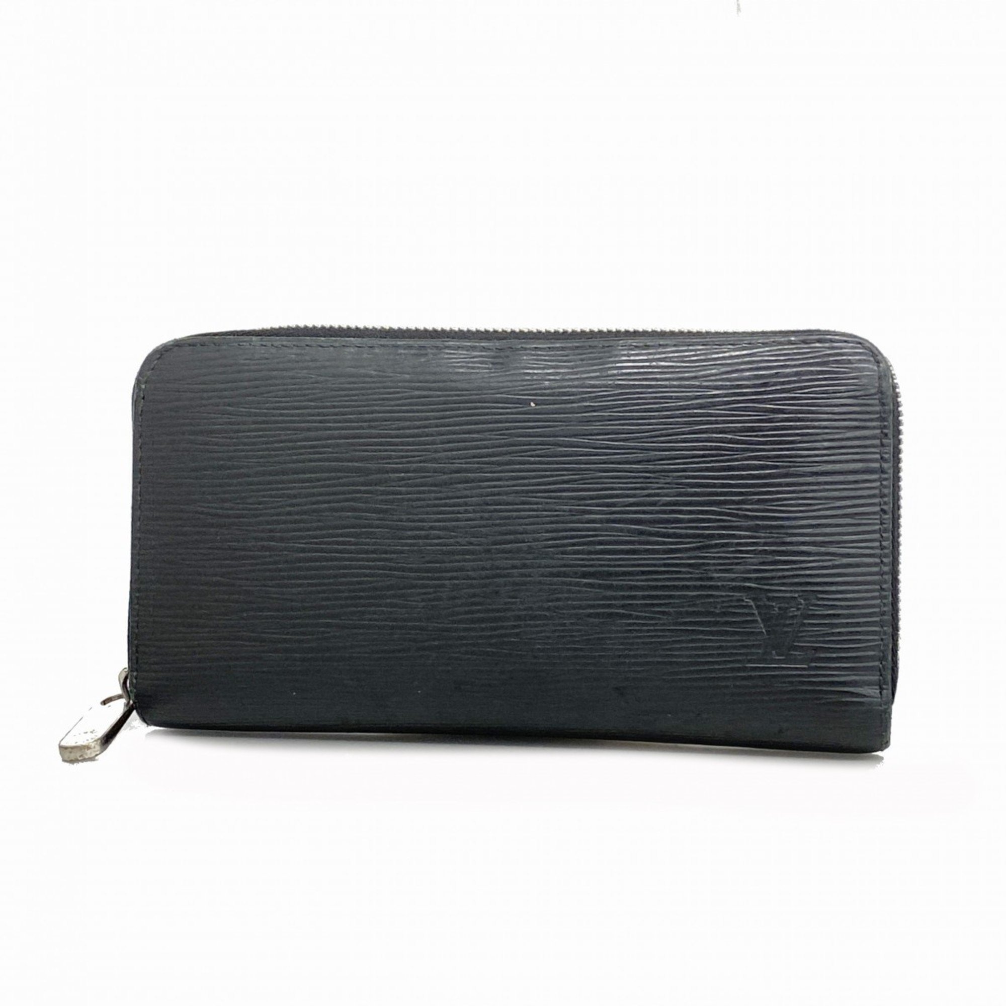 Louis Vuitton Long Wallet Epi Zippy M61857 Noir Men's Women's