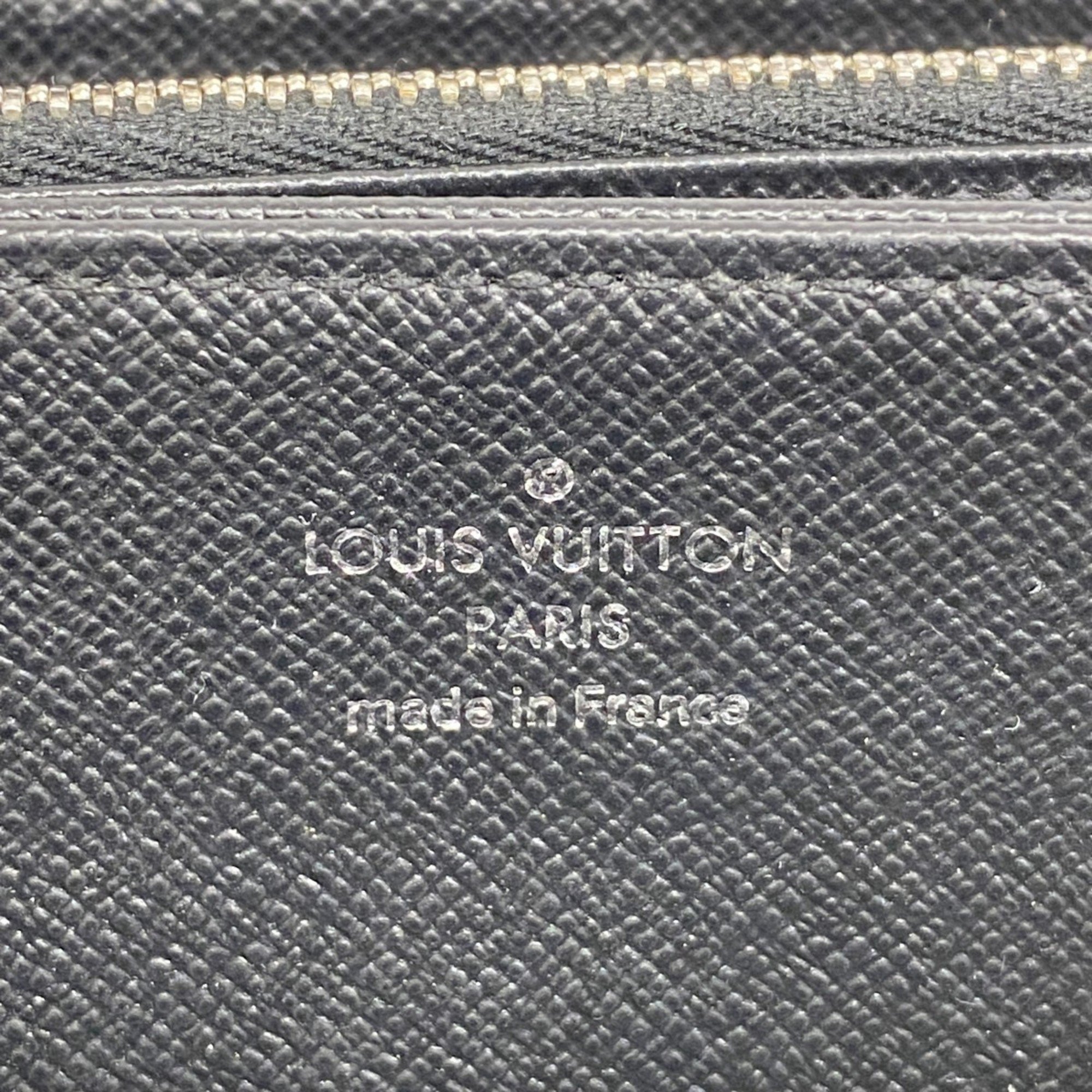 Louis Vuitton Long Wallet Epi Zippy M61857 Noir Men's Women's