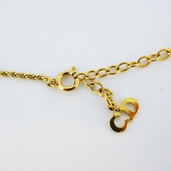 Christian Dior Necklace CD GP Plated Gold Ladies