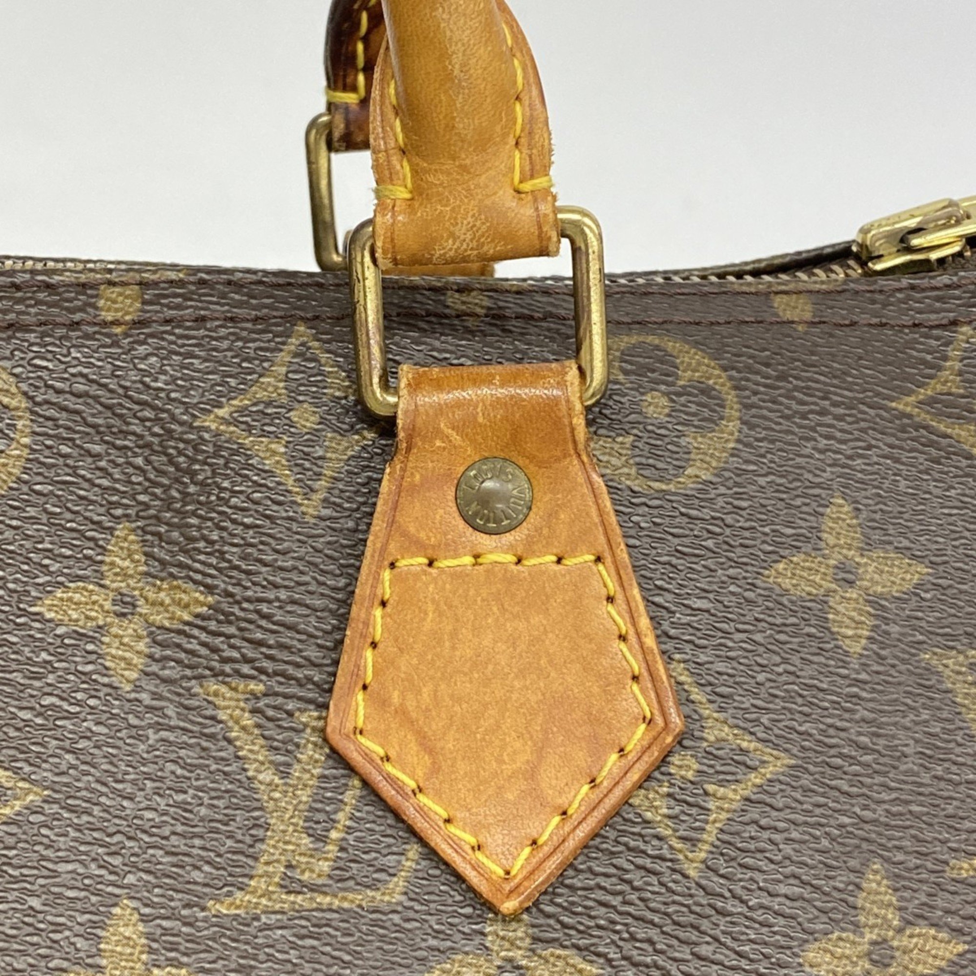 Louis Vuitton Handbag Monogram Speedy 30 M41108 Brown Ladies