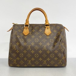 Louis Vuitton Handbag Monogram Speedy 30 M41108 Brown Ladies