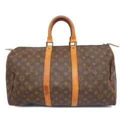 Louis Vuitton Boston Bag Monogram Keepall 45 M41428 Brown Men's Women's